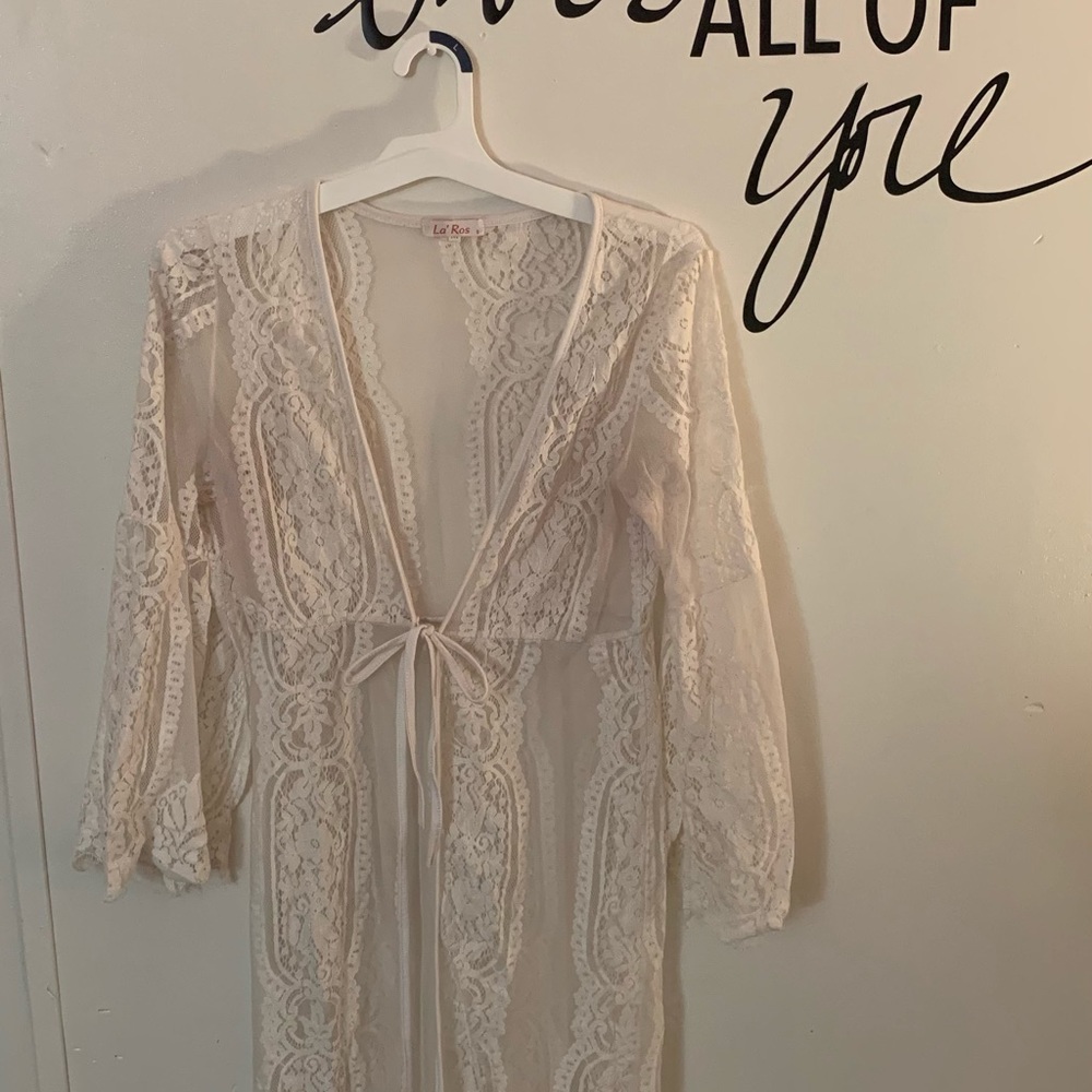Bohemian Lace Coverup